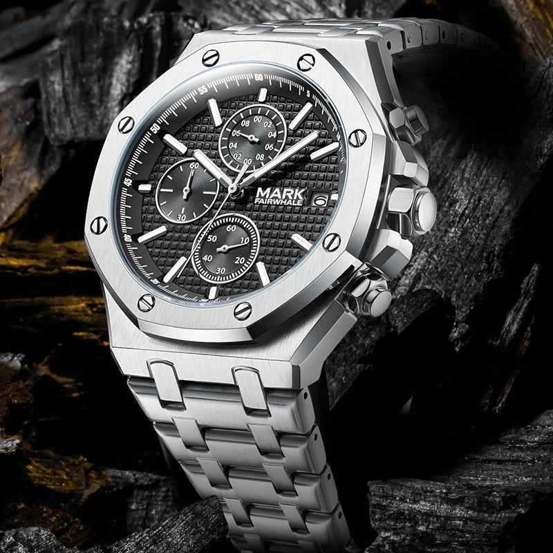 Mark Fairwhale – Rugged Sports Chronograph Watch Built for Performance & Style - A perfect gift for someone special